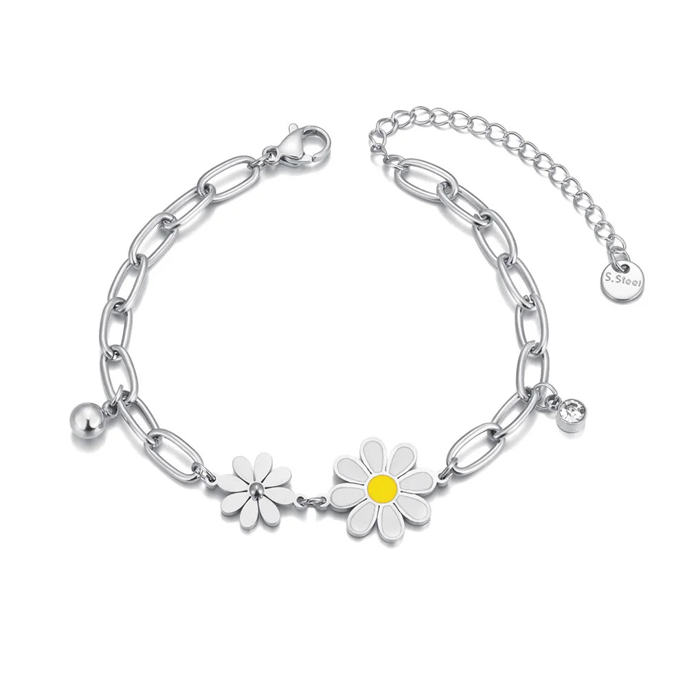 Pulseira Flor Charme