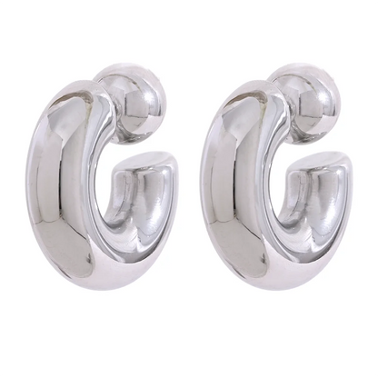Brinco Argola Dourada Bold Elegante