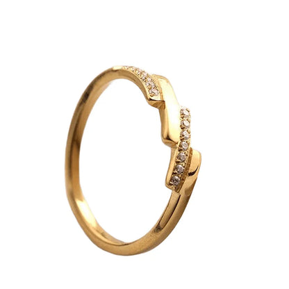 Anel Design Artístico com Zircônia