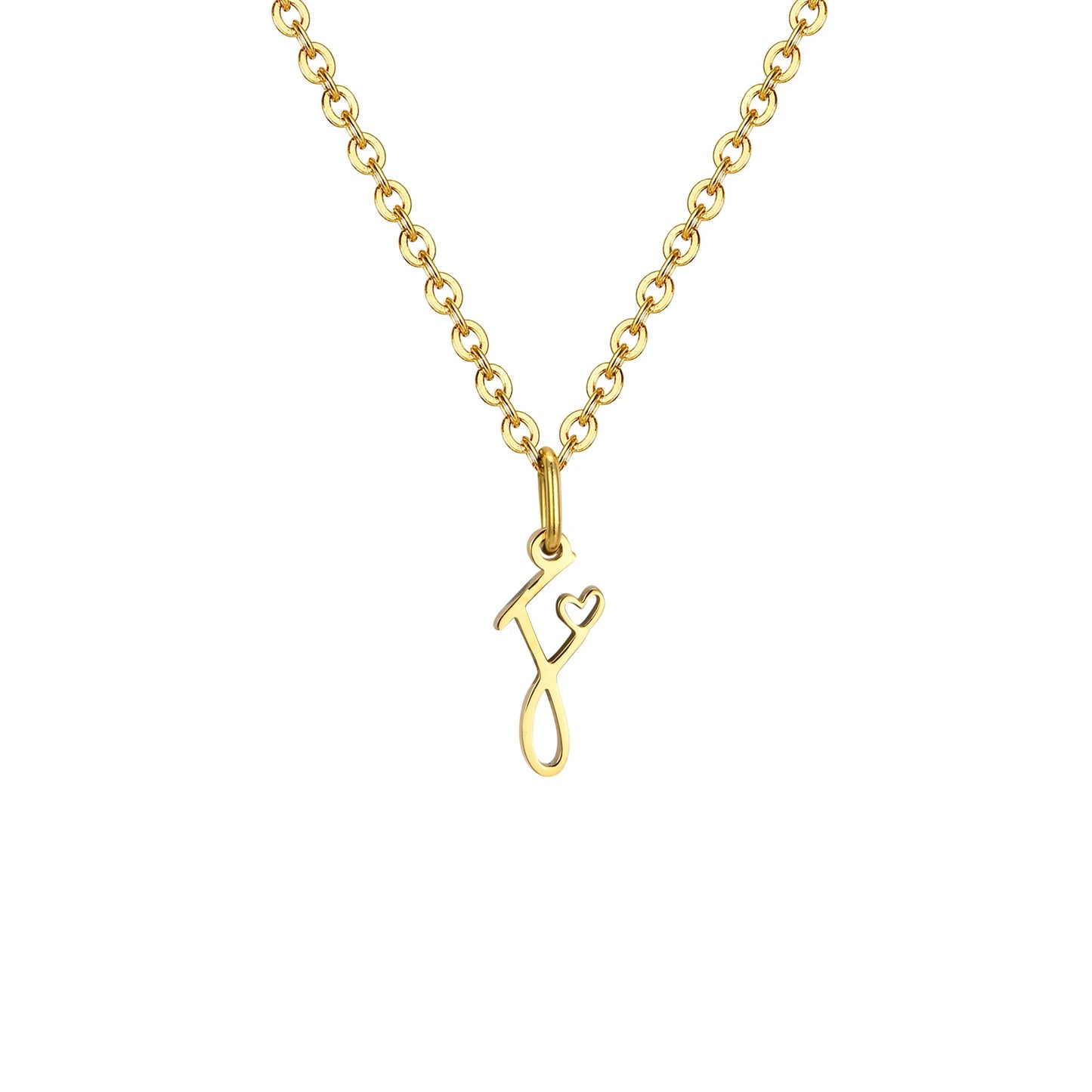 Colar Pingente Inicial Atemporal