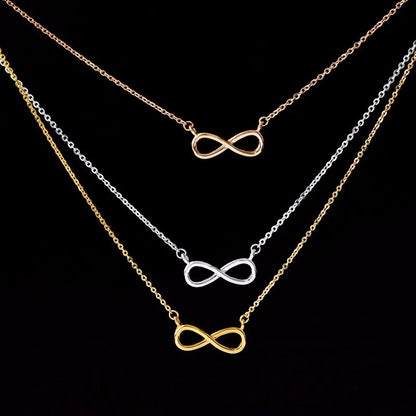 Colar Choker Pingente Infinito