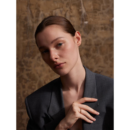 Anel Fino com Zircônia