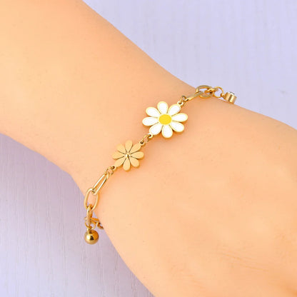 Pulseira Flor Charme