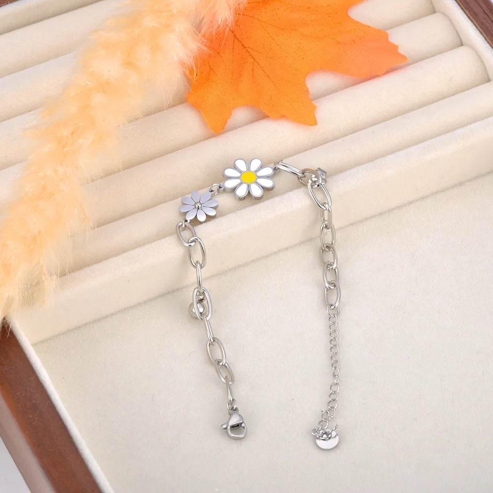 Pulseira Flor Charme