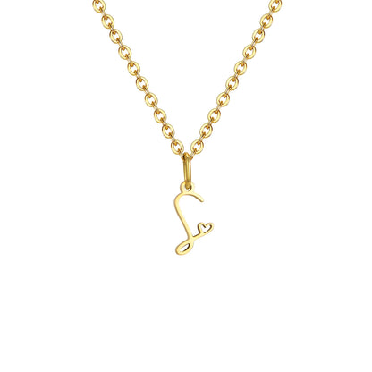 Colar Pingente Inicial Atemporal