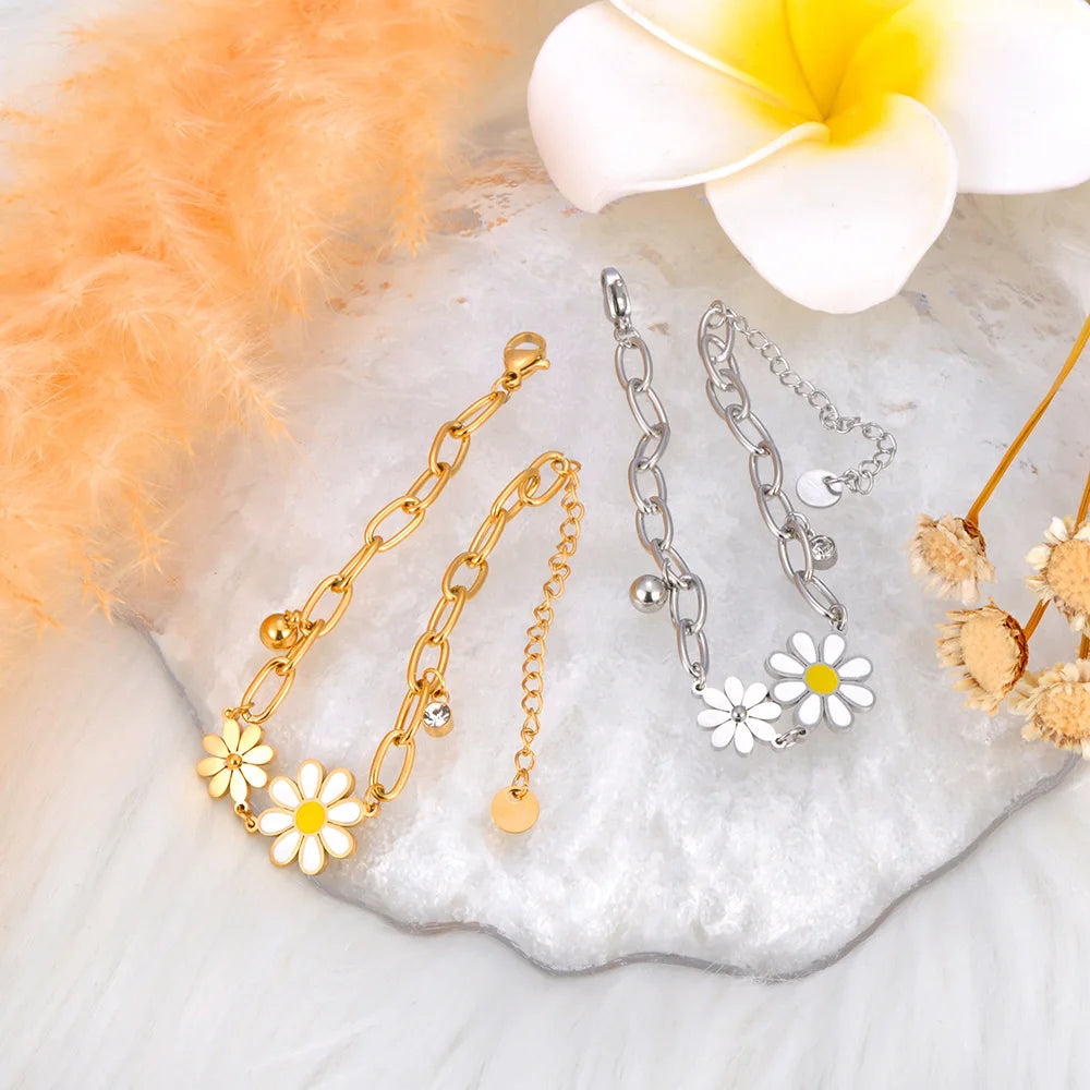 Pulseira Flor Charme