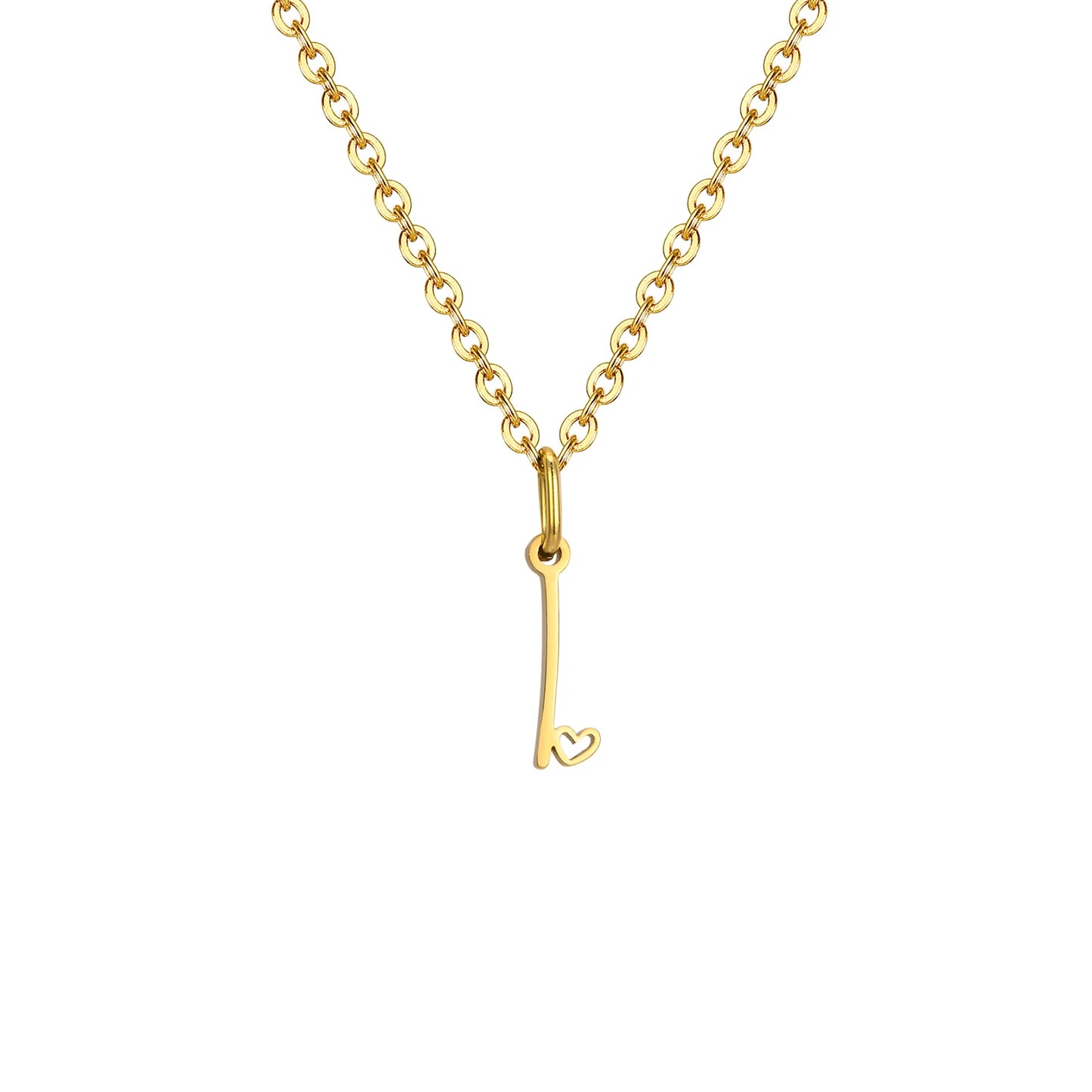 Colar Pingente Inicial Atemporal