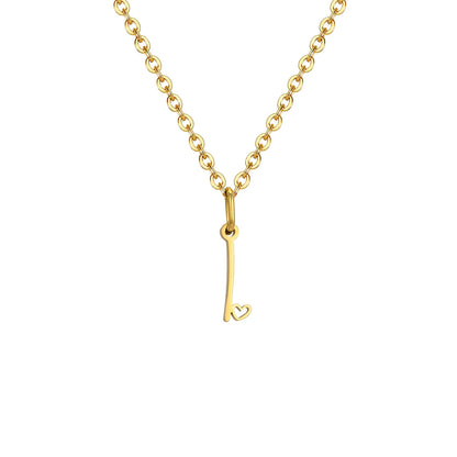 Colar Pingente Inicial Atemporal