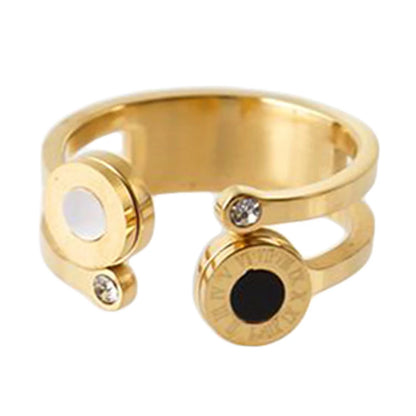 Anel Duetto Roman Gold Ajustável