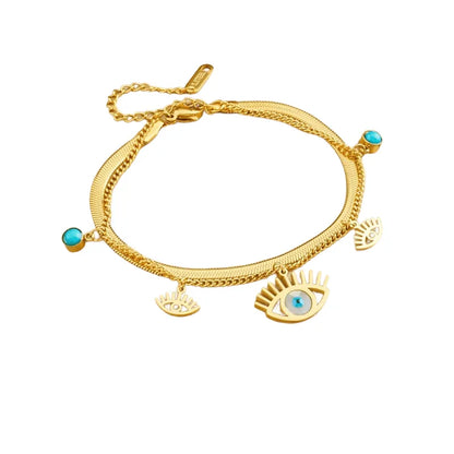 Pulseira Multicamadas Olho da Sorte