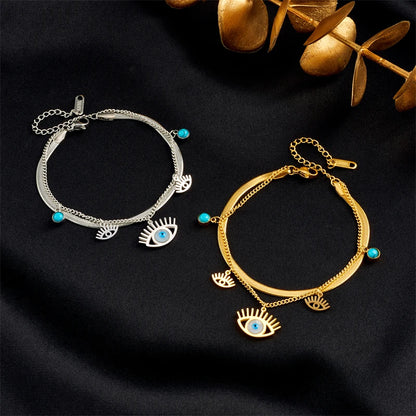 Pulseira Multicamadas Olho da Sorte