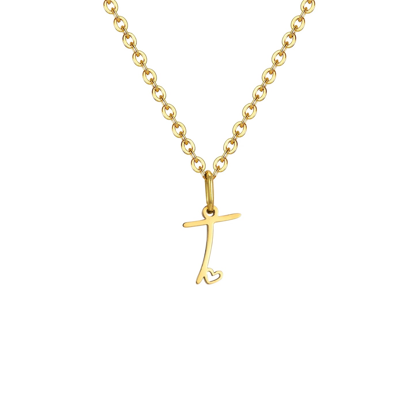 Colar Pingente Inicial Atemporal