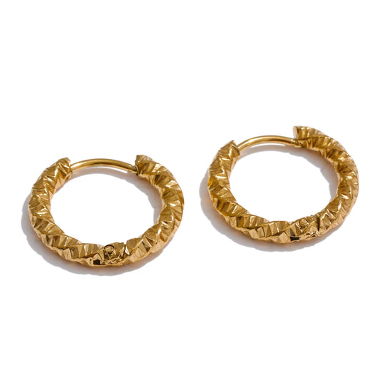 Brinco Lumina Ring Gold Texture